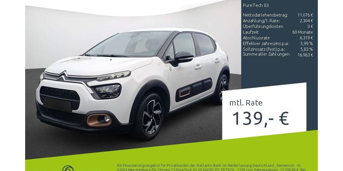 Citroen C3 30.170 km 11.980 &euro; Dülmen 48249