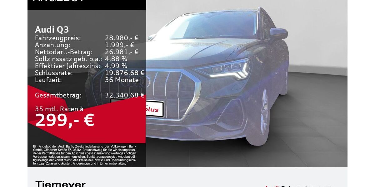 Audi Q3 38.835 km 28.460 &euro; Oberhausen 46047