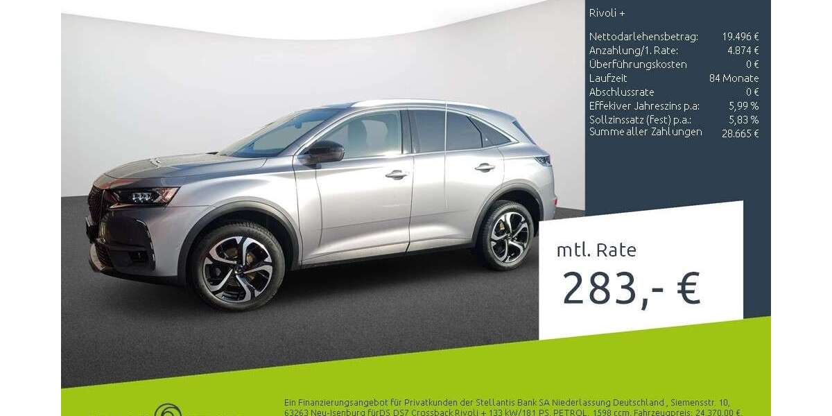 DS Automobiles DS 7 Crossback 39.402 km 24.370 &euro; Dülmen 48249