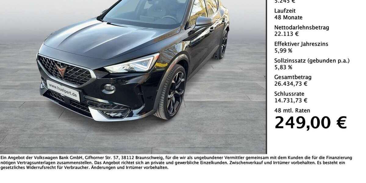 Cupra Formentor 31.159 km 27.358 &euro; Dortmund-Marten 44379