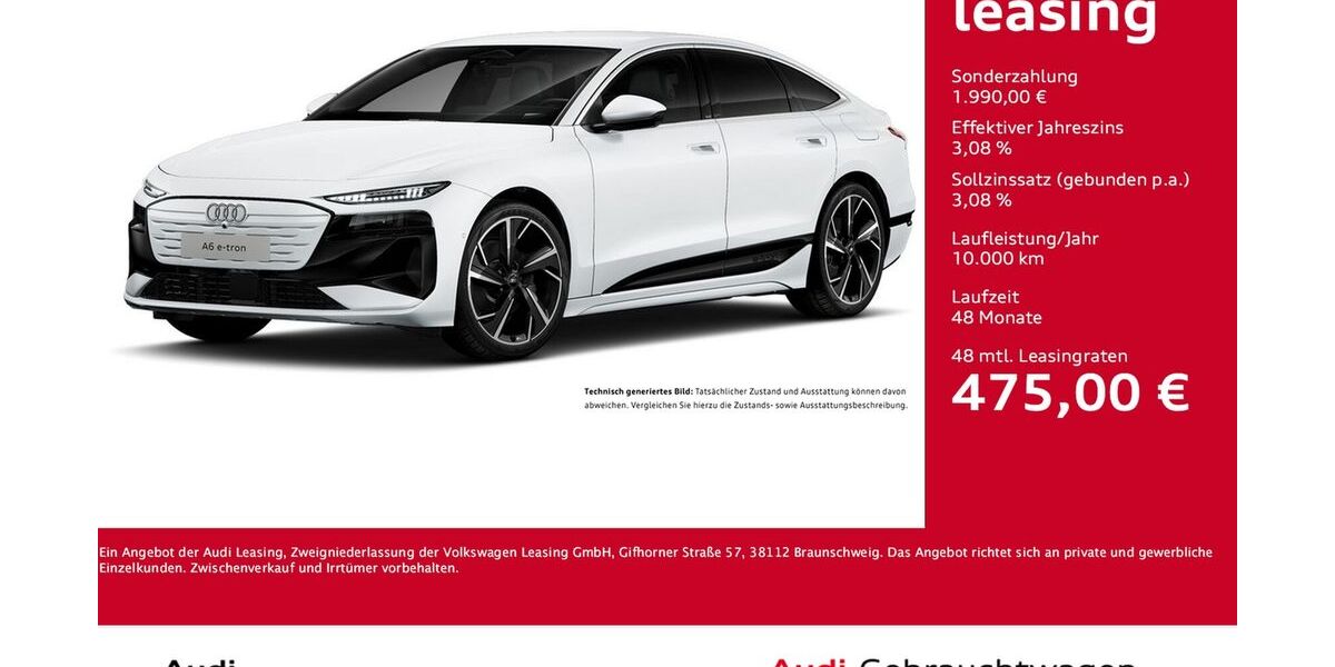 Audi A6 e-tron 3.963 km 53.877 &euro; Dortmund 44143