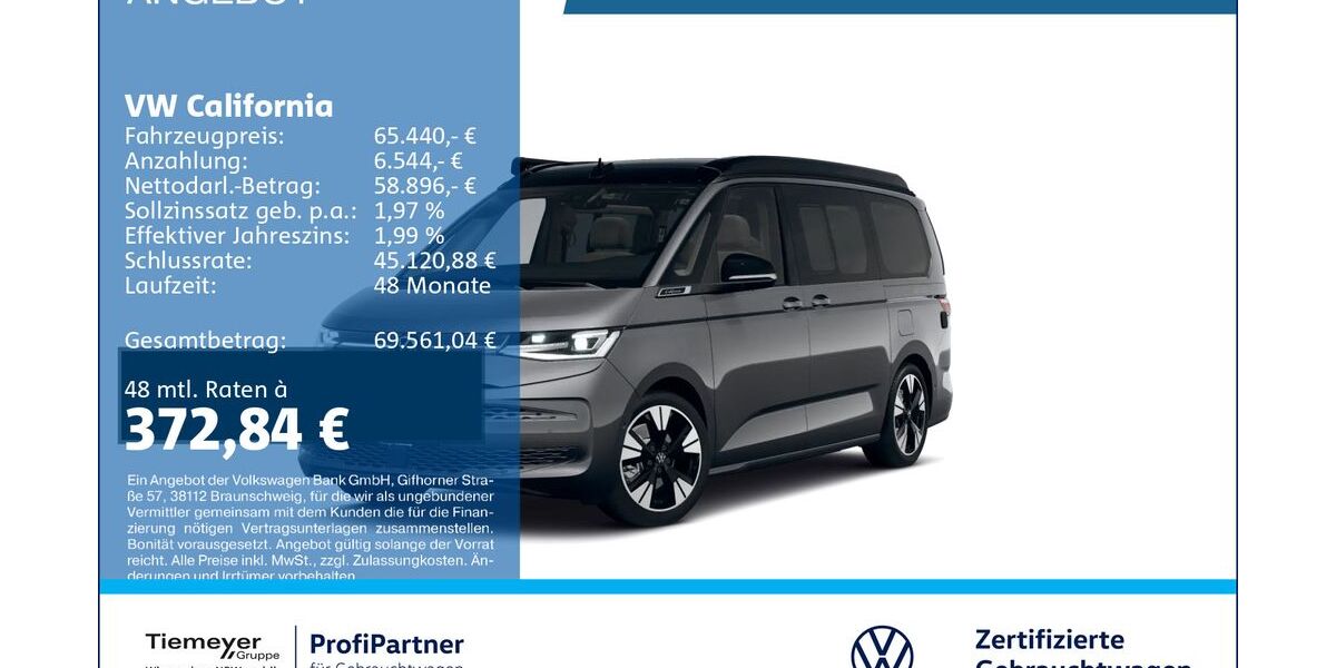 VW T7 California 15.955 km 65.440 &euro; Recklinghausen 45663