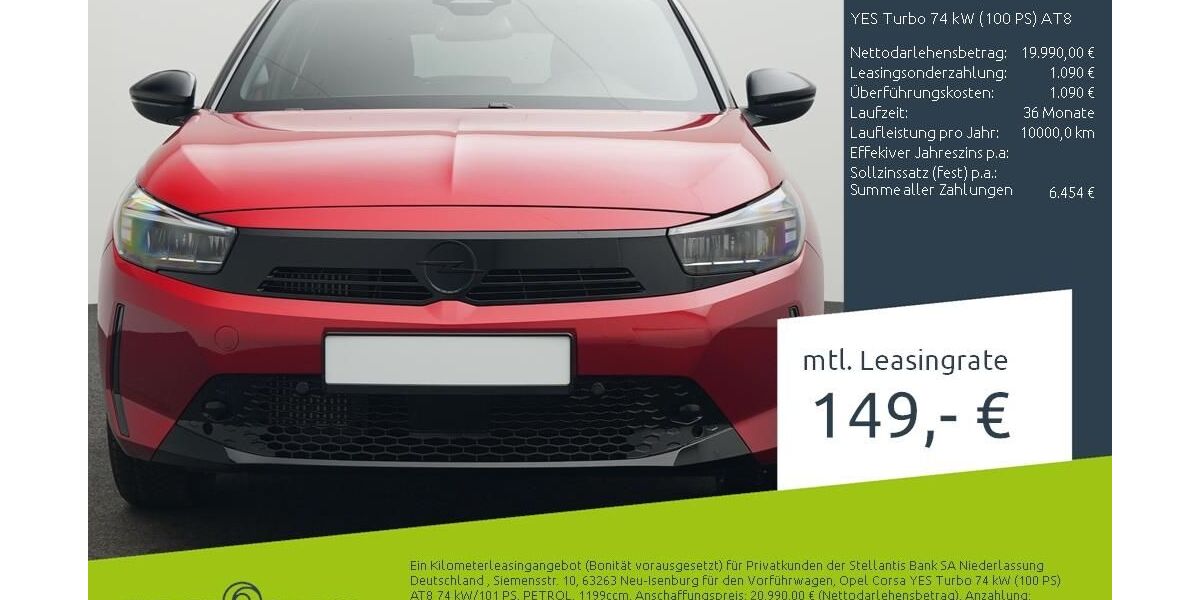 Opel Corsa 2.628 km 18.970 &euro; Dülmen 48249