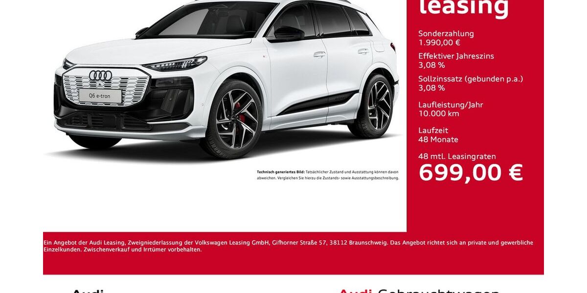 Audi Q6 e-tron 10.649 km 66.788 &euro; Dortmund 44143