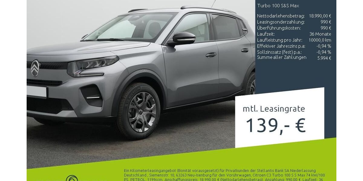 Citroen C3 1.600 km 15.890 &euro; Dülmen 48249