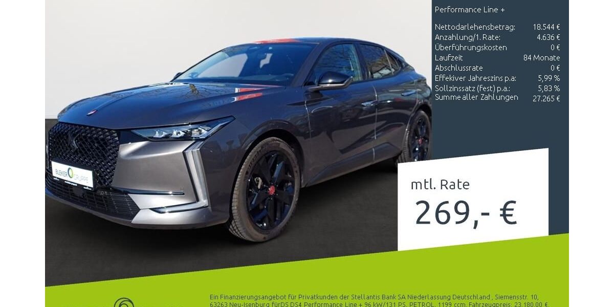 DS Automobiles DS4 9.282 km 20.890 &euro; Dortmund 44263