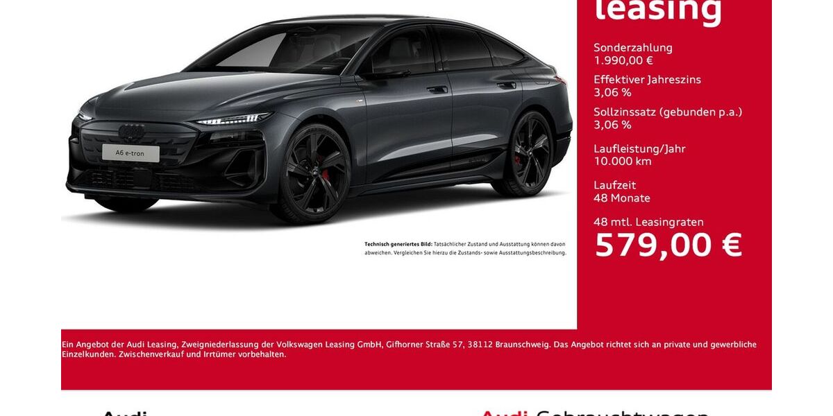 Audi A6 e-tron 4.944 km 64.511 &euro; Dortmund 44143