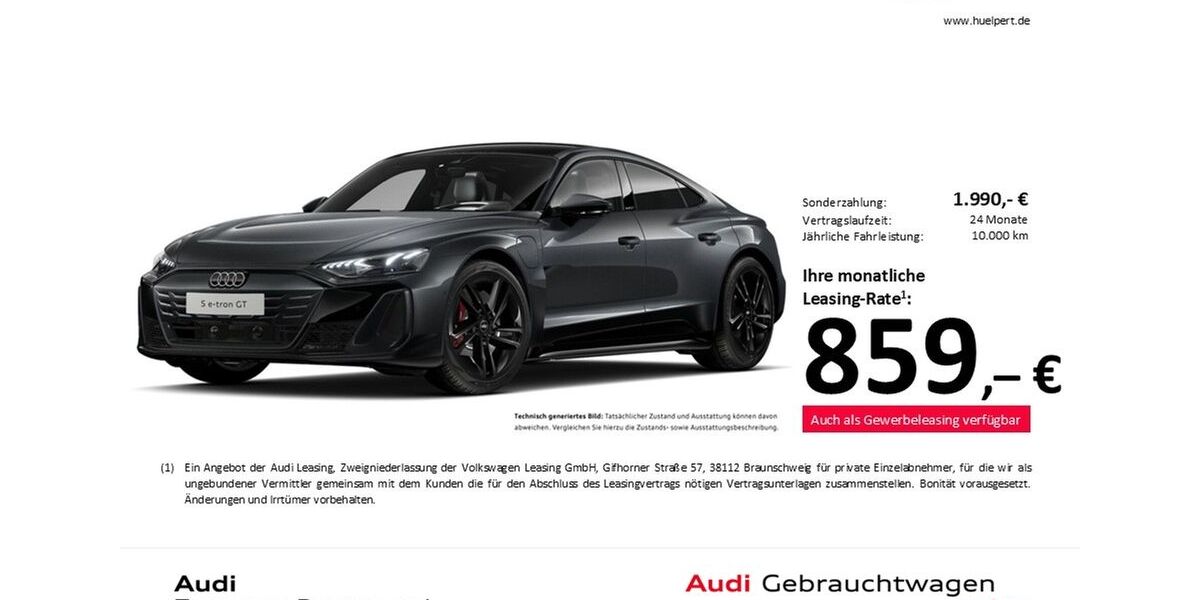 Audi e-tron GT 18.721 km 97.977 &euro; Dortmund 44143