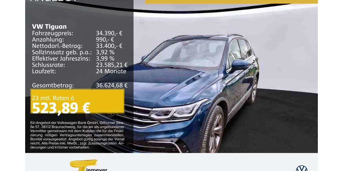 VW Tiguan 69.393 km 32.440 &euro; Recklinghausen 45663