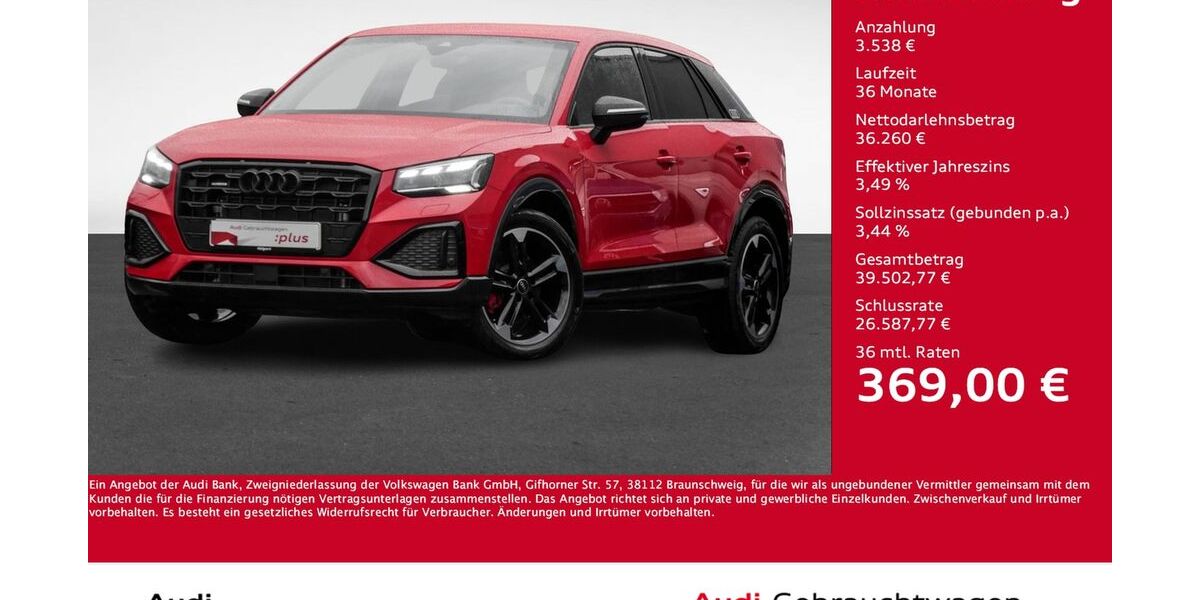 Audi Q2 7.934 km 38.411 &euro; Dortmund 44143