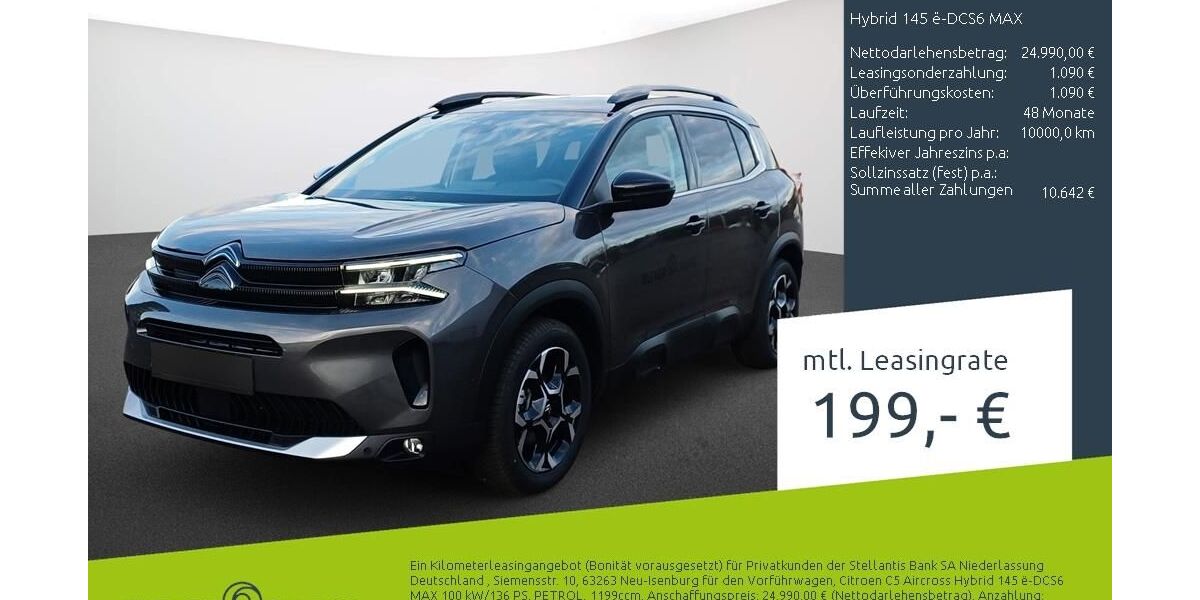 Citroen C5 Aircross 9.294 km 24.989 &euro; Dortmund 44263