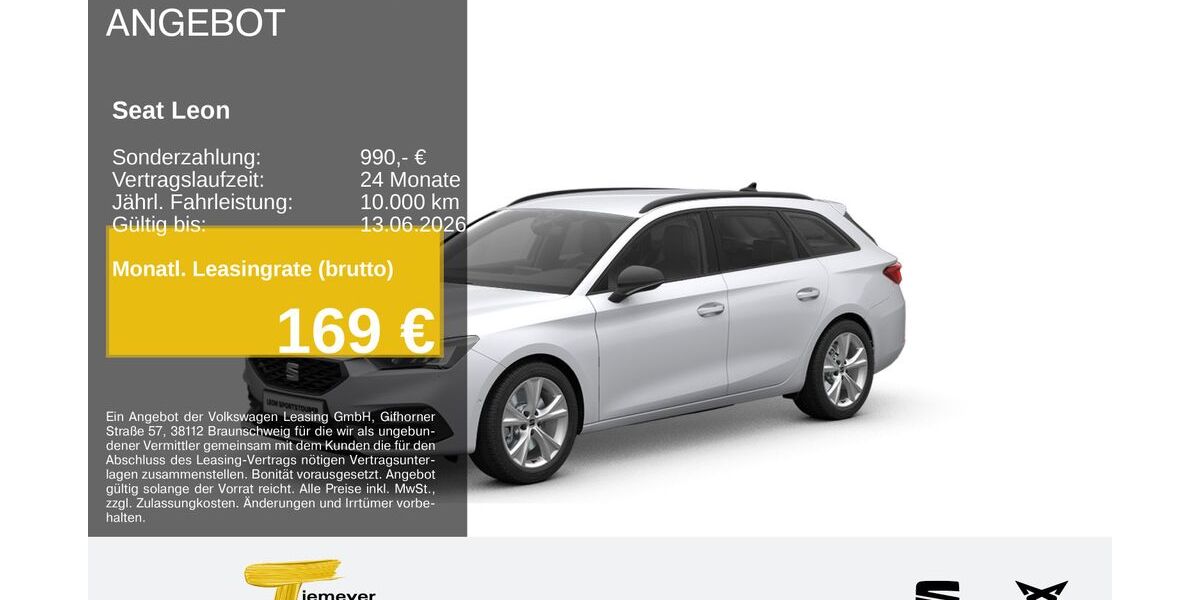Seat Leon 19.729 km 28.280 &euro; Bochum 44809