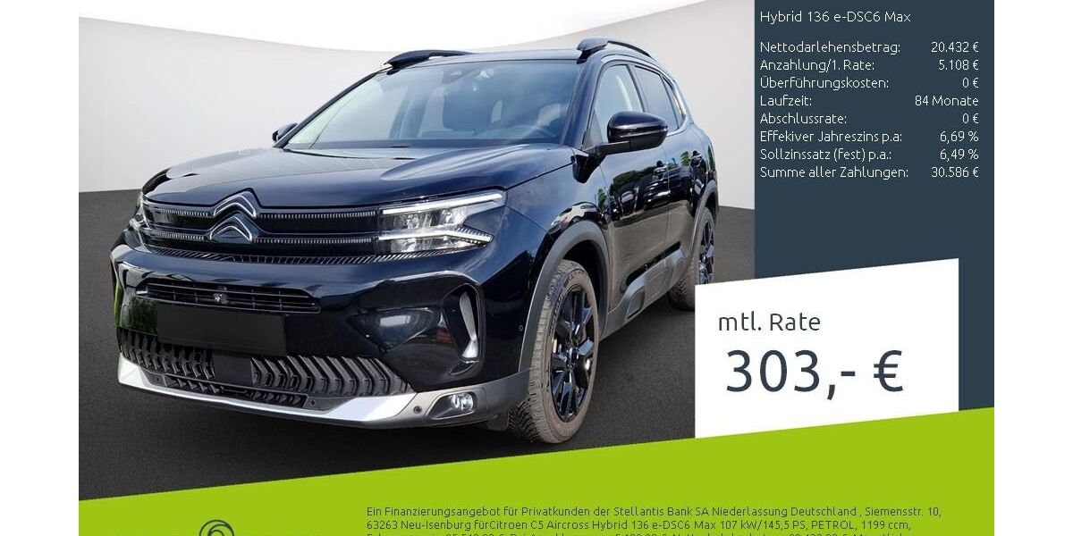 Citroen C5 Aircross 51.766 km 25.540 &euro; Dülmen 48249