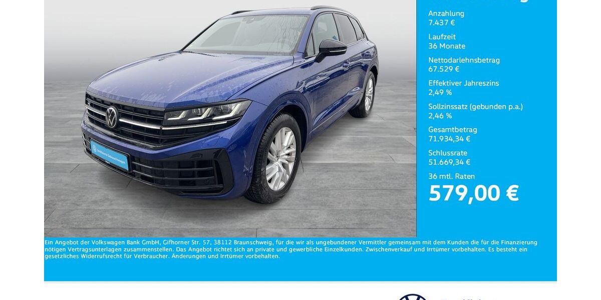 VW Touareg 23.675 km 74.966 &euro; Dortmund 44141