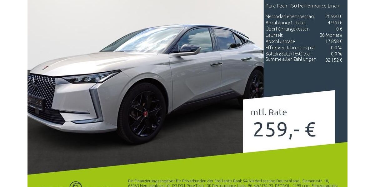 DS Automobiles DS4 10.614 km 21.920 &euro; Dortmund 44263