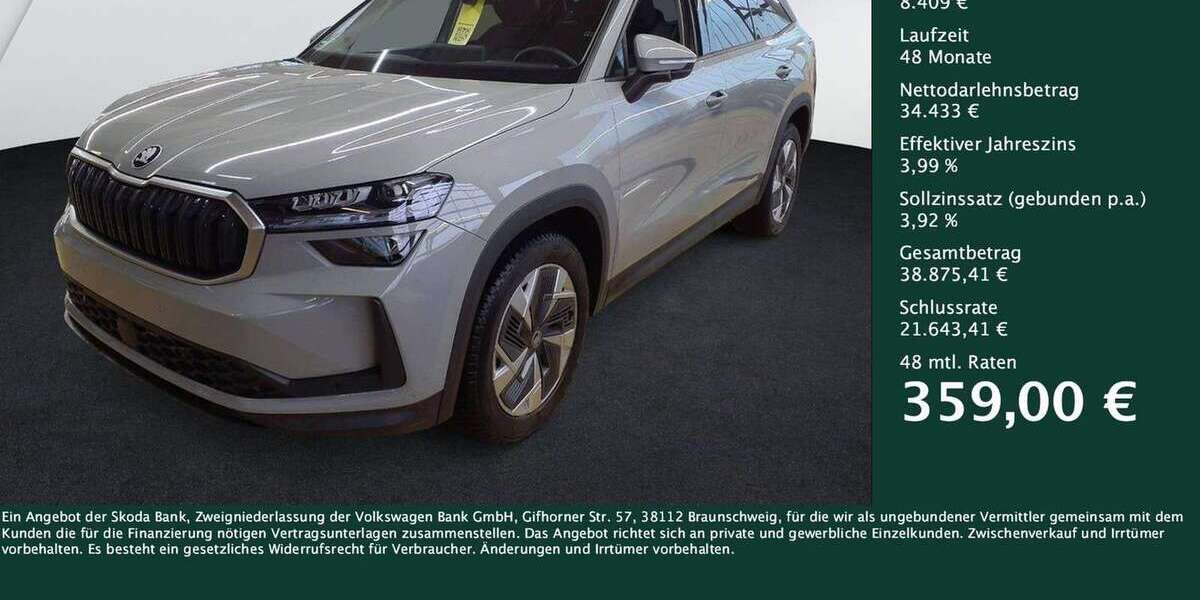 Skoda Kodiaq 26.635 km 42.842 &euro; Dortmund 44309