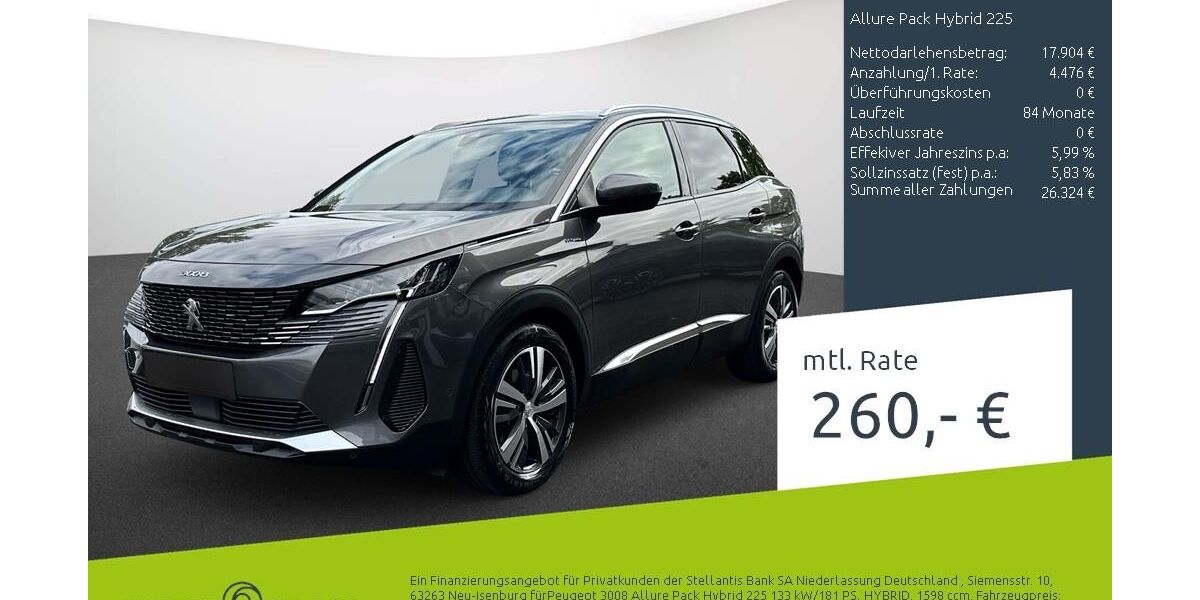Peugeot 3008 62.125 km 20.240 &euro; Dülmen 48249