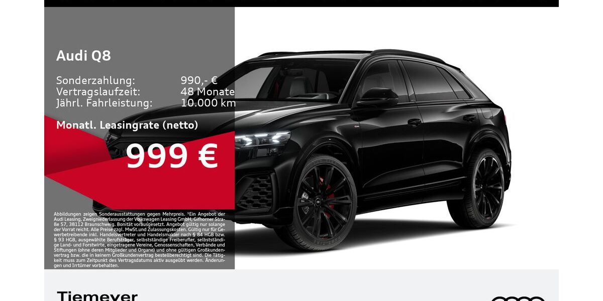 Audi Q8 4.999 km 104.980 &euro; Bochum 44892