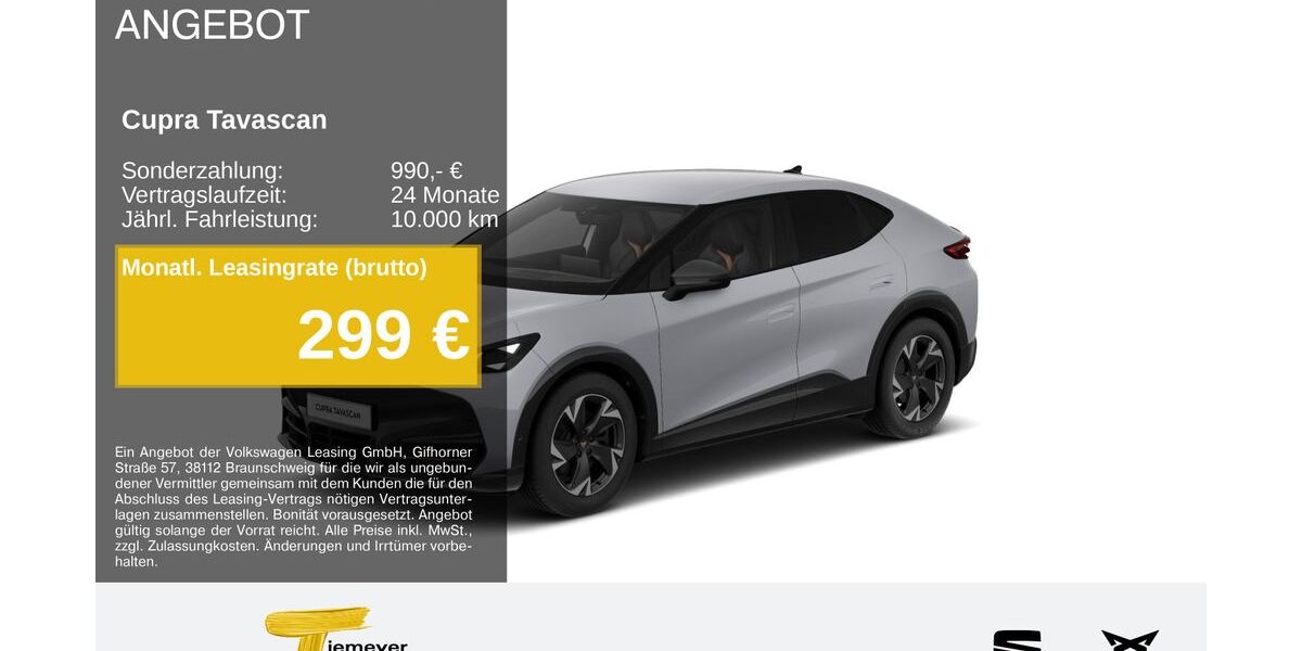 Cupra Tavascan 14.479 km 39.870 &euro; Bochum 44809