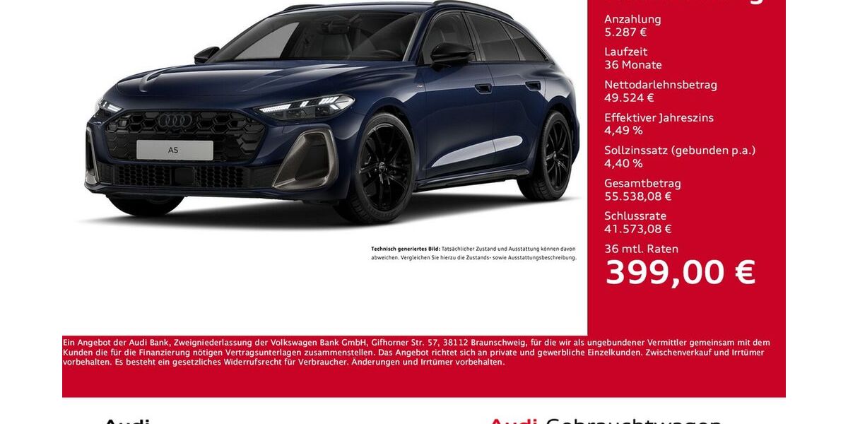 Audi A5 17.493 km 54.498 &euro; Dortmund 44143