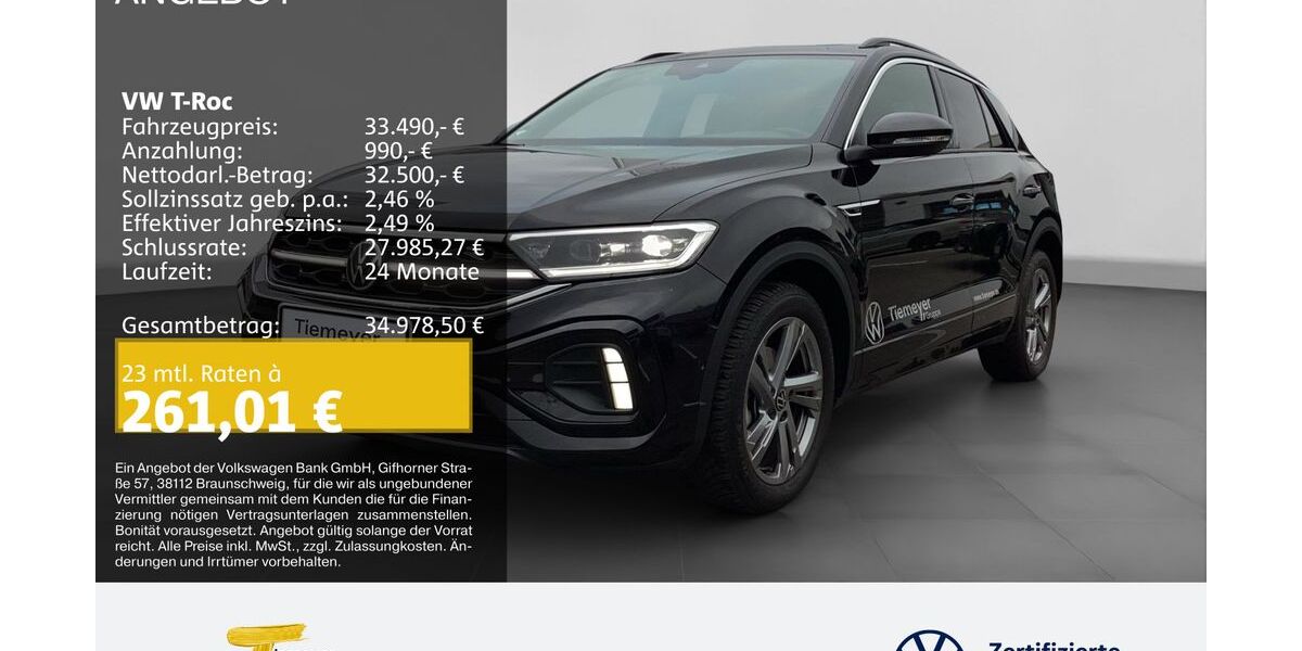 VW T-Roc 15.999 km 32.490 &euro; Castrop-Rauxel 44575