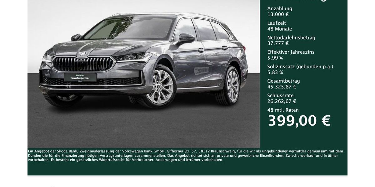 Skoda Superb 13.990 km 50.777 &euro; Dortmund 44269