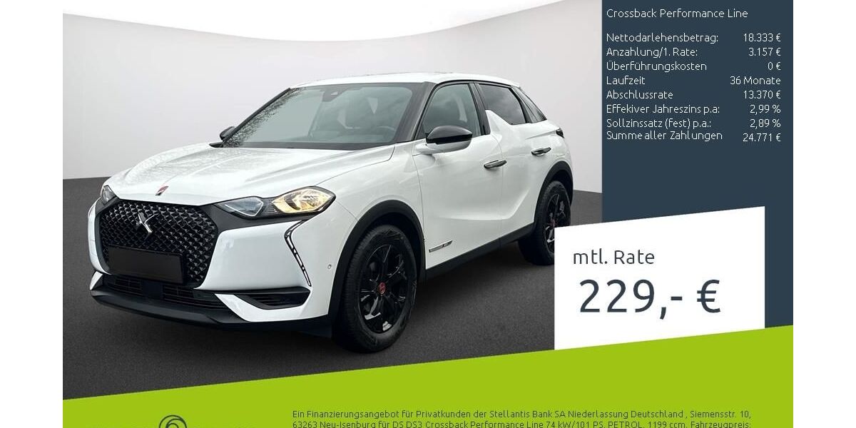 DS Automobiles DS3 Crossback 31.689 km 21.330 &euro; Dortmund 44263