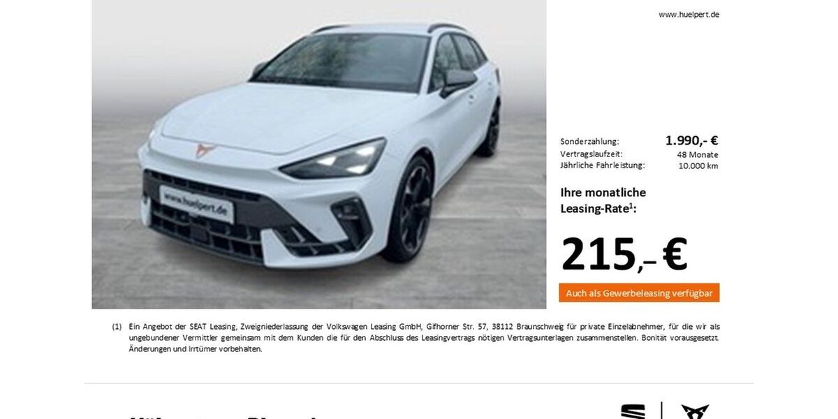 Cupra Leon 6.120 km 30.377 &euro; Dortmund 44269