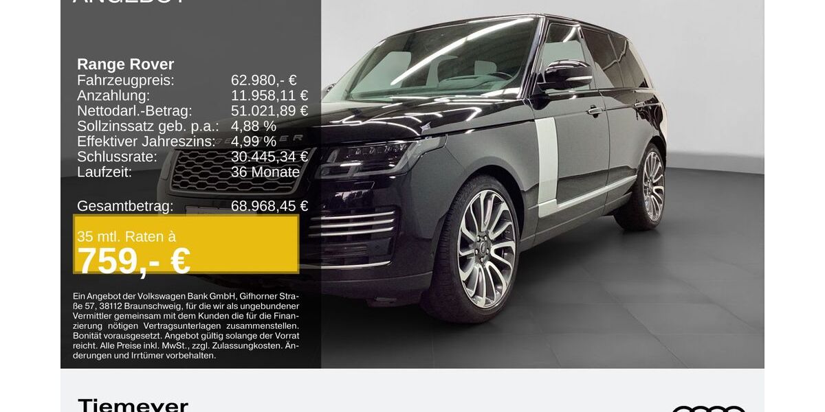 Land Rover Range Rover 78.660 km 59.480 &euro; Bochum 44809