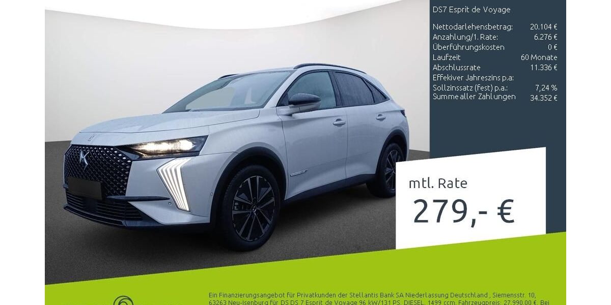 DS Automobiles DS7 (Crossback) 67.569 km 25.380 &euro; Dülmen 48249