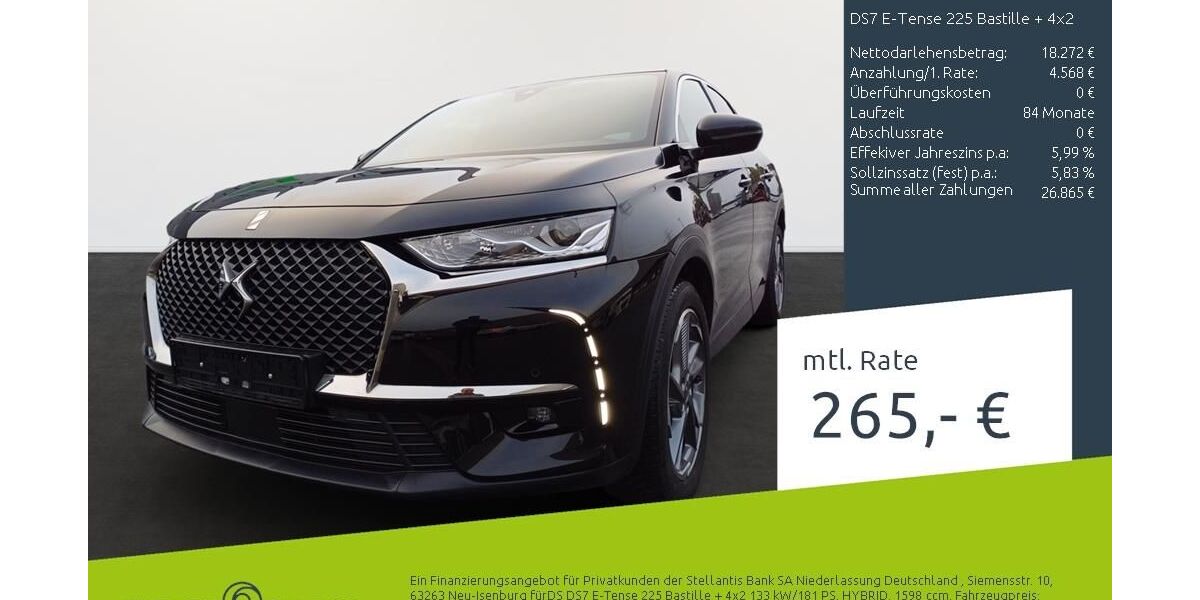 DS Automobiles DS7 (Crossback) 20.198 km 21.880 &euro; Dülmen 48249